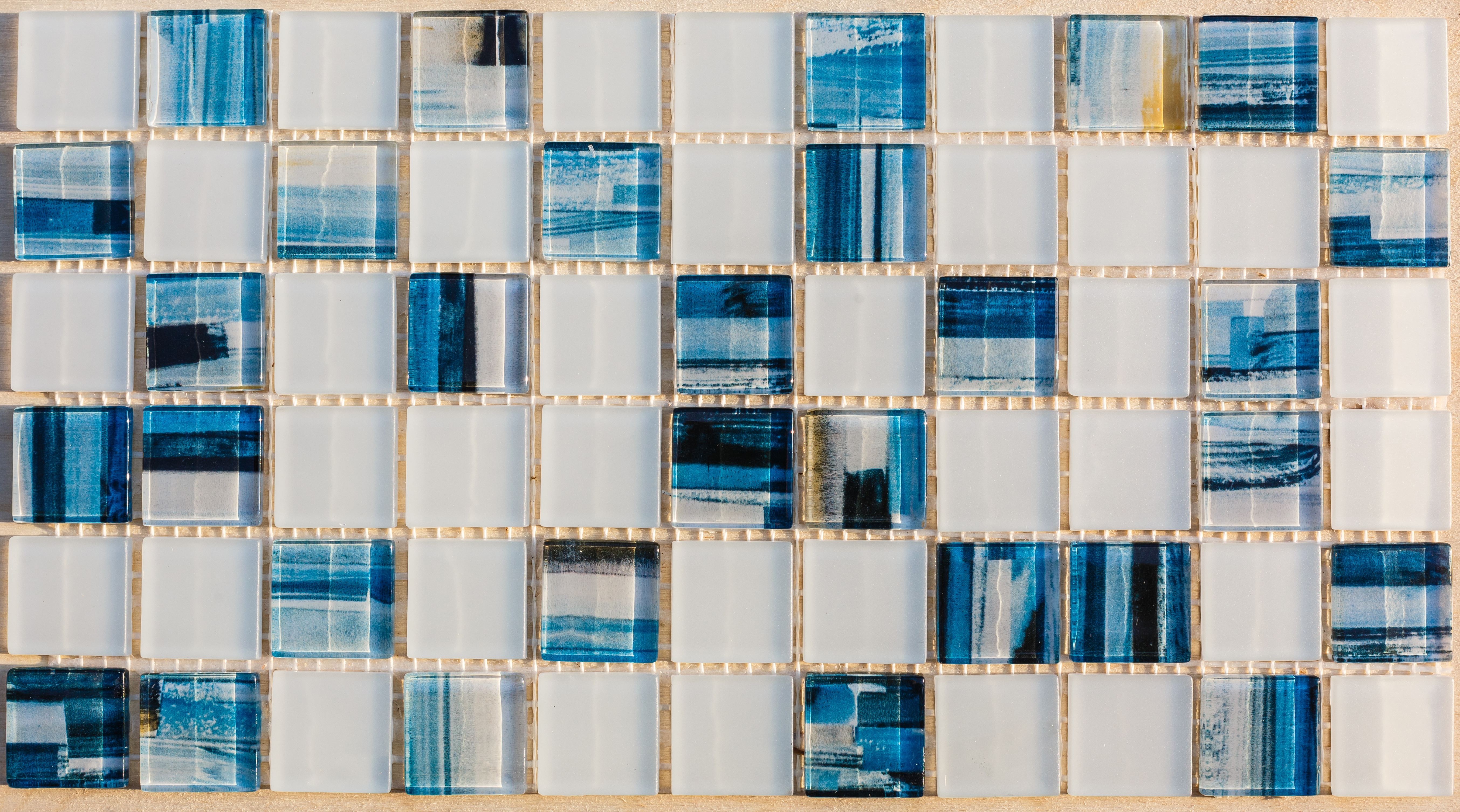 A mosaic tile installation Kansas City from Footprints Bath and Tile.