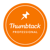 Footprints Bath and Tile partner Thumbtack Professional logo.